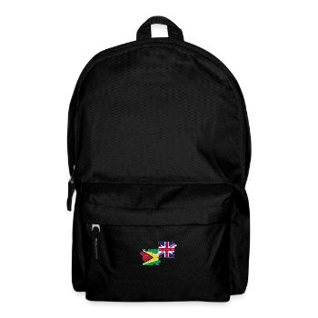 Guyana UK Flag British Guyanese - Backpack - black - Front