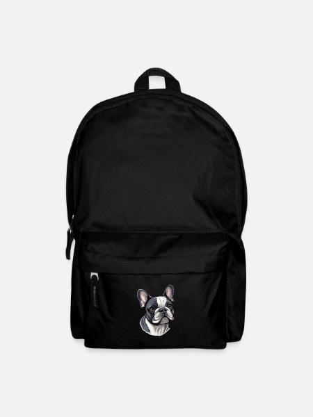 Französische Bulldogge Hund Mops - Rucksack - Schwarz