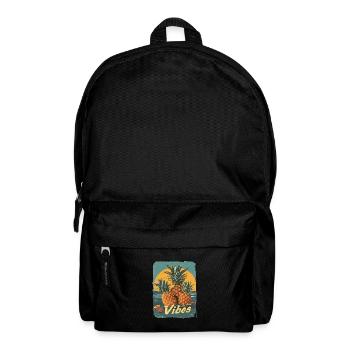 Ananas-Sonnenbrille Obst Retro-Stil für - Rucksack - Schwarz - Vorne