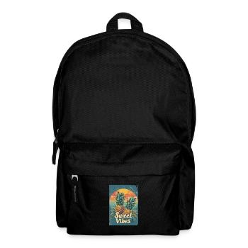 Ananas-Sonnenbrille Obst Retro-Stil für - Rucksack - Schwarz - Vorne
