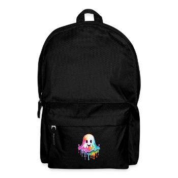 Niedlicher Geist Splash Art Street Style - Rucksack - Schwarz - Vorne