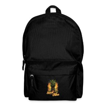 Ananas-Sonnenbrille Obst Retro-Stil für - Rucksack - Schwarz - Vorne