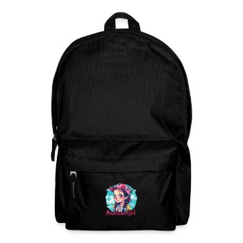 Patriotisches Amerikanisches Mädchen USA für - Rucksack - Schwarz - Vorne