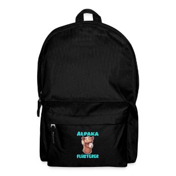 Alpaka Flüsterer für Alpakaliebhaber - Rucksack - Schwarz - Vorne