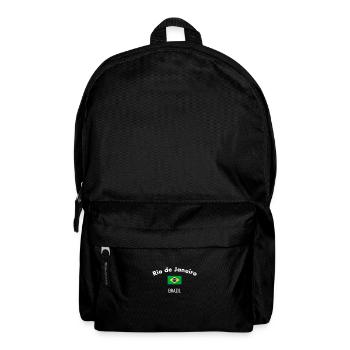 Rio de Janeiro Brazil Brazil Flag - Backpack - black - Front