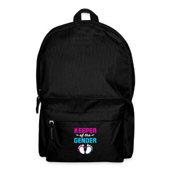 Sexe Révéler Babyshower - Sac à dos - noir - Devant
