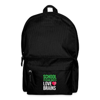 Schulpsychologe - Rucksack - Schwarz - Vorne