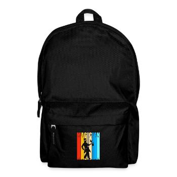 Zauberer Magie Magier - Rucksack - Schwarz - Vorne