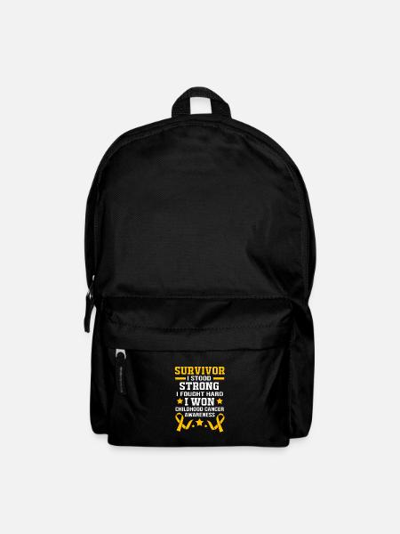 Cancer Child Cancer Survivor - Backpack - black