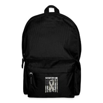 brain tumor tumor brain - Backpack - black - Front