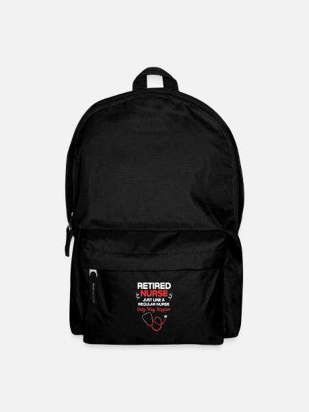 Krankenschwester Rente - Rucksack - Schwarz