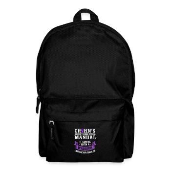 Morbus Crohn - Rucksack - Schwarz - Vorne
