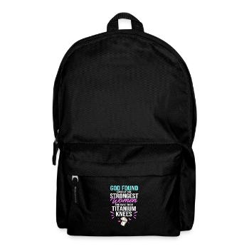 Knie Operation - Rucksack - Schwarz - Vorne