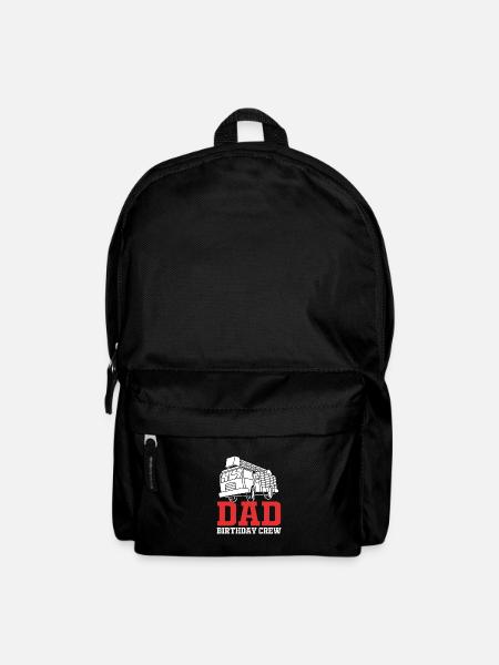Feuerwehrauto Kindergeburtstag - Rucksack - Schwarz
