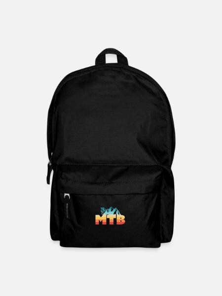 Cadeau de vélo de montagne rétro vtt vintage - Sac à dos - noir