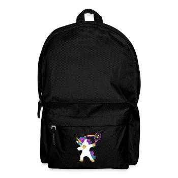 Tennis dab dabbing tanzen Einhorn Geschenk - Rucksack - Schwarz - Vorne