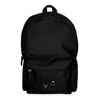 Zwillinge Geschenk Schwangere Mama Baby Girl Boy - Rucksack - Schwarz - Vorne