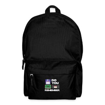 80s Retro CostumeMotto Party Costume 90s Party - Backpack - black - Front