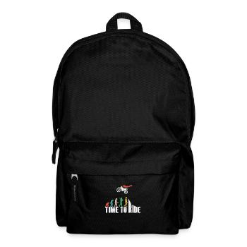 Motocross Enduro Motorcycle Freestyle Extreme Sport - Backpack - black - Front
