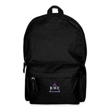 Techno House Party EDM Festival Goa Electro Rave - Rucksack - Schwarz - Vorne