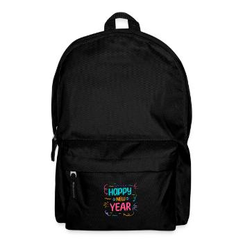 Réveillon du Nouvel An, Paix, Amour, Bonne Année - Sac à dos - noir - Devant
