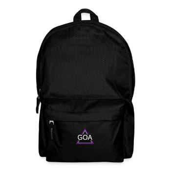 GOA Techno House Party EDM Festival Electro Rave - Rucksack - Schwarz - Vorne