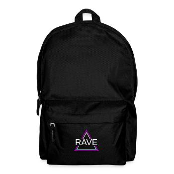 Rave Techno House Party EDM Festival Goa Electro - Backpack - black - Front