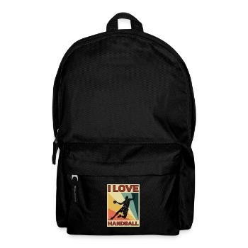 Handball Team, Club, Coach, Coach, Player - Backpack - black - Front
