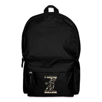 Handball Team, Club, Trainer, Coach, Spieler - Rucksack - Schwarz - Vorne