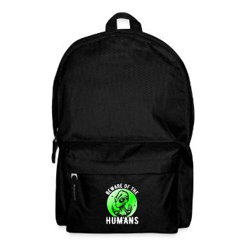 Alien, UFO, UAP, Space, Weltraum Flugobjekt - Rucksack - Schwarz - Vorne