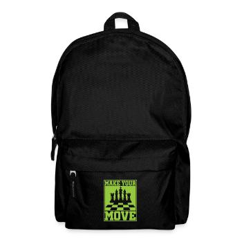 Chess Chess Players Tournament for Clever Minds - Backpack - black - Front