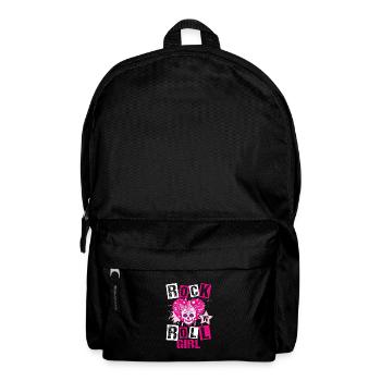 Rock 'n' Roll Girl Musik, Tanzen, Konzert, - Rucksack - Schwarz - Vorne
