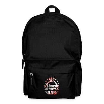 Auto Tuner, KFZ Mechaniker, Racing Car, Tuning - Rucksack - Schwarz - Vorne