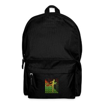 Kickboxer Martial Arts Kickboxing Kickboxen - Rucksack - Schwarz - Vorne