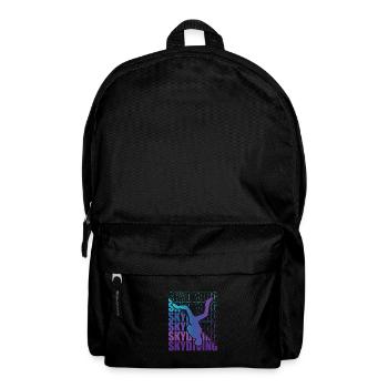Skydive Freefly Fallschirmspringer Shirt Skydiving - Rucksack - Schwarz - Vorne