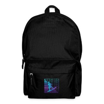 Wakeboard Wakeboarder Wakeboarding Freestyle DNA - Rucksack - Schwarz - Vorne