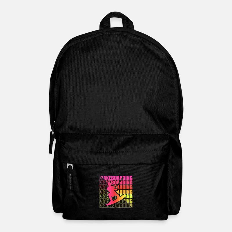 Wakeboard Wakeboarder Wakeboarding Freestyle DNA - Rucksack - Schwarz