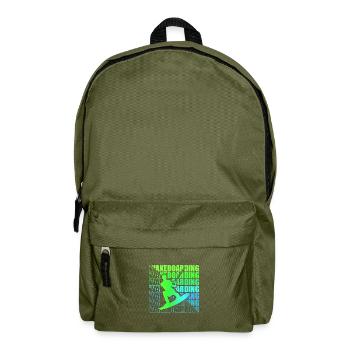 Wakeboard Wakeboarder Wakeboarding Freestyle DNA - Rucksack - Olivgrün - Vorne