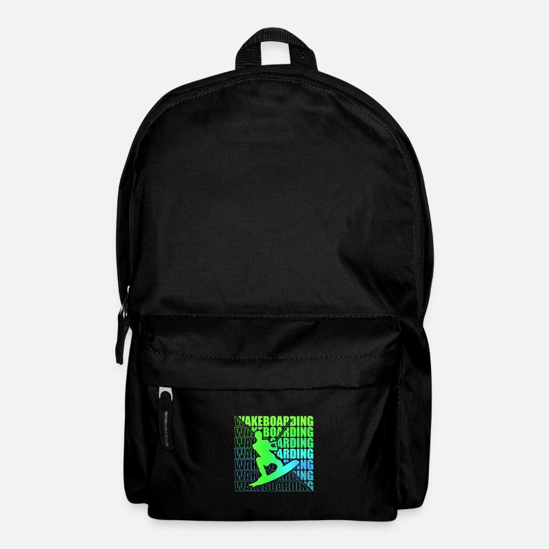 Wakeboard Wakeboarder Wakeboarding Freestyle DNA - Rucksack - Schwarz