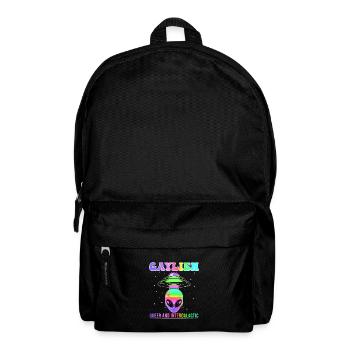 Gender Lesbian, Gay, Trans, Queer Rainbow - Backpack - black - Front