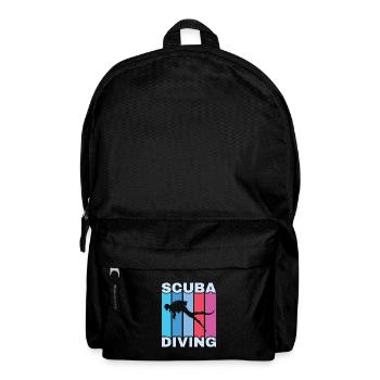 Scuba Diving, Scuba Diving, Holiday Sea Diver - Backpack - black - Front