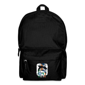 Scottish Half Irish Girl Ireland Scotland cailín - Backpack - black - Front