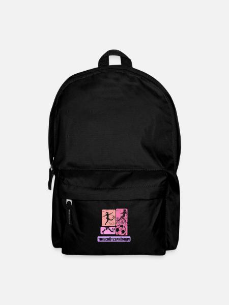 Frauenfußball, Fußball Frauen Soccer Damenfußball - Rucksack - Schwarz