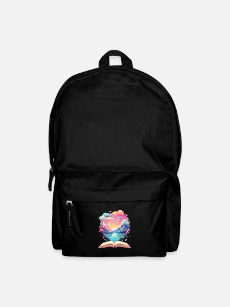 Mondes de livres enchanteurs - Sac à dos - noir