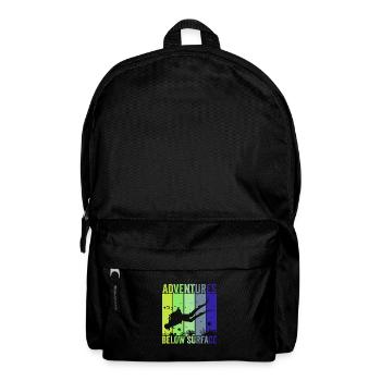 Plongée sous-marine, Plongée sous-marine, Vacances en mer - Sac à dos - noir - Devant