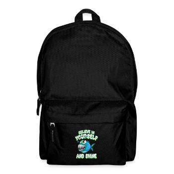 Be you! Self-confidence, positive thinking, motivation - Backpack - black - Front