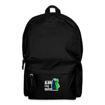 Alien, UFO, UAP, Space, Weltraum Flugobjekt - Rucksack - Schwarz - Vorne