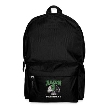 Alien, UFO, UAP, Space, Weltraum Flugobjekt - Rucksack - Schwarz - Vorne