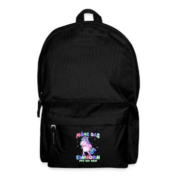 Lustiges, Fabelwesen, Dinosaurier, Lustiges - Rucksack - Schwarz - Vorne