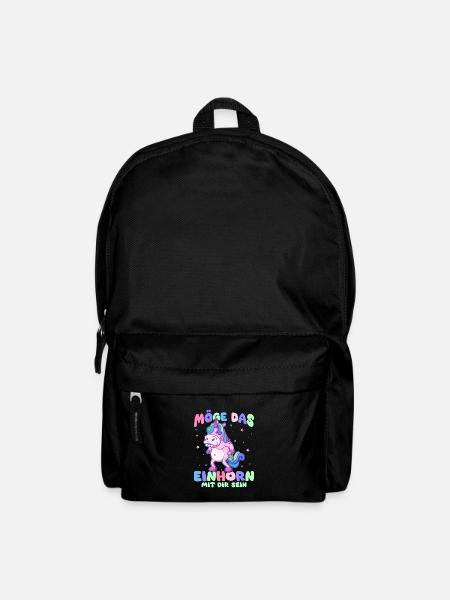 Lustiges, Fabelwesen, Dinosaurier, Lustiges - Rucksack - Schwarz